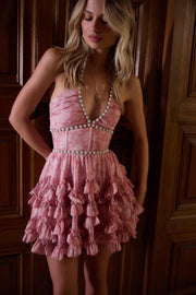 The Sophie Dress in Pink Peony Print