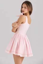 Sexy Strappy Bow Button Dress