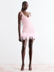 Sexy Furry Expansion Skirt Vest Dress