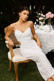 Teresa Pearl Sequin Midi Dress