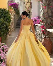 ANGELINA MAXI DRESS - LEMON