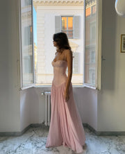 Sexy Spaghetti Straps Chest Wrap Girdle Dress