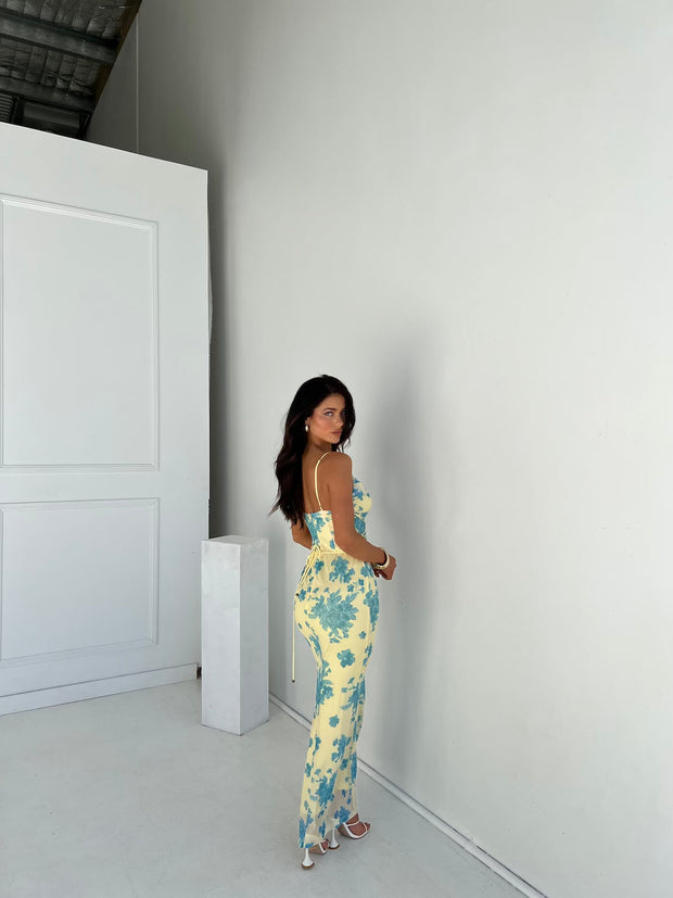 Sleeveless Floral Maxi Dress