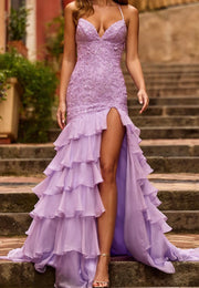 Slim Fit Sexy Slit Design Dress Long Banquet Party Temperament Dress