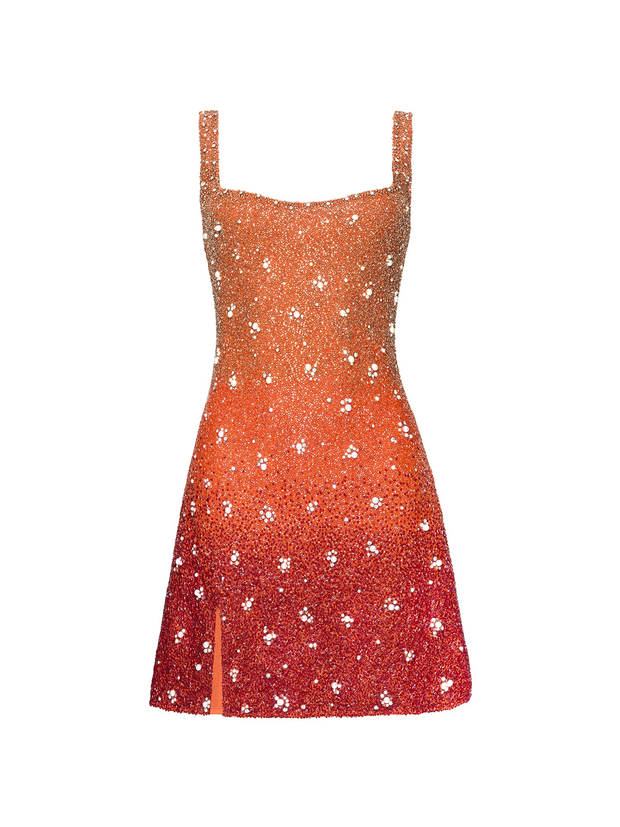 Fashion Personality Gradient Bead Skirt