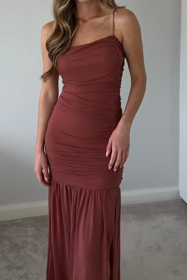 Sexy Pleated Suspender Girdle Dress
