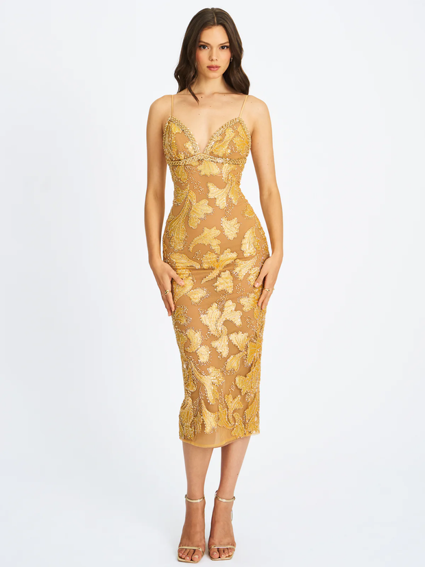 Sexy Sling Party Backless Slit Dress