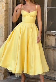 Mesh Large Swing Double-Layer Sling Dress