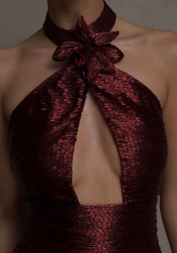 Sexy Elegant Graceful Slim Fit Bare Back Dress