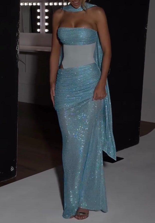 Sexy Tight Sequined Sheath Dress