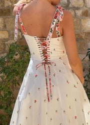 Elegant Slim Print Dress