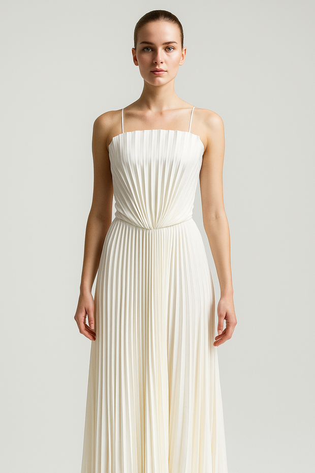 Pleated Large Swing Party Dress Temperament Dress