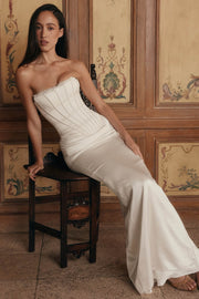 Sexy Bandeau Hip-Wrapped Elegant Suit dress