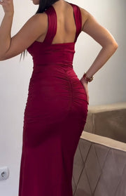 Sexy Bandeau Waist-Girdling Hip-Wrapped Dress