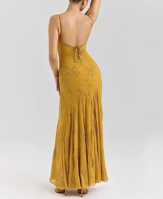 Sexy Strap Backless Temperament Dress