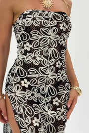 Sleeveless Tube Top Backless Slim Fit Sheath Casual Sexy Dress
