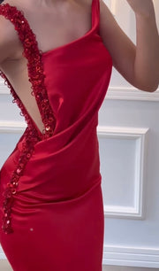 Fashion Personality Buckle Sling Waist Dress