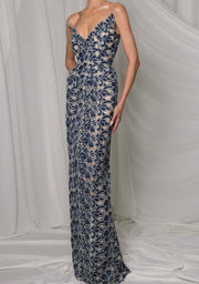 Fashion Sexy Tube Top Lace Embroidered Sleeveless Dress