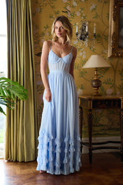 The Carmen Dress in Halogen Blue