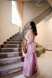 The Beth Dress in Orchid Baroque Floral