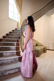 The Beth Dress in Orchid Baroque Floral