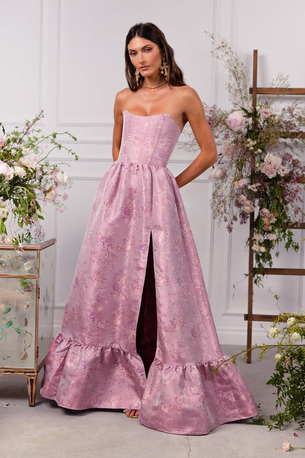 The Charlotte Dress in Orchid Haze Windsor