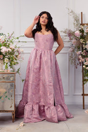The Charlotte Dress in Orchid Haze Windsor