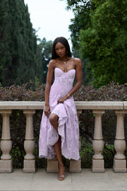 The Carolena Set in Lavender Fog Lace