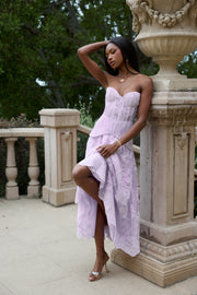 The Carolena Set in Lavender Fog Lace