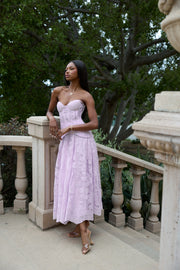 The Carolena Set in Lavender Fog Lace