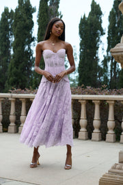 The Carolena Set in Lavender Fog Lace