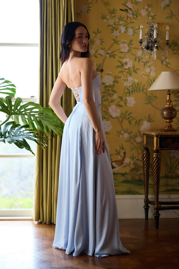 The Cecilia Dress in Halogen Blue