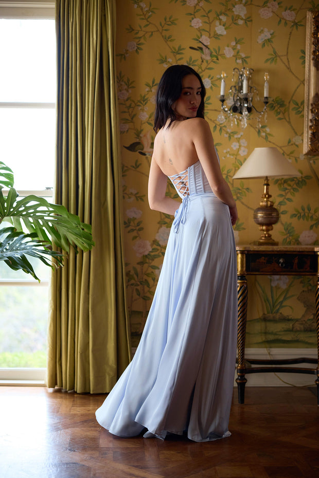 The Cecilia Dress in Halogen Blue
