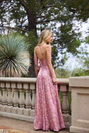 The Cecilia Dress in Pink Peony Print