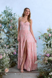 The Gwen Dress in Light Pink Tapestry Rose