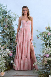 The Gwen Dress in Light Pink Tapestry Rose
