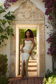 The June Dress in Sage Tapestry