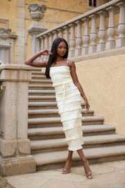 The Lily Dress in Transparent Yellow