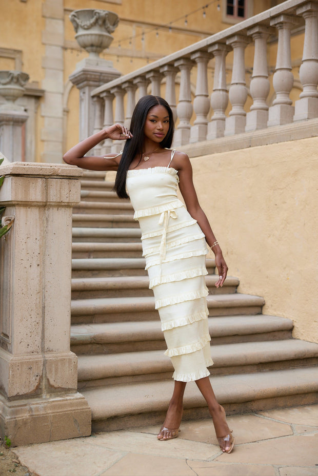 The Lily Dress in Transparent Yellow