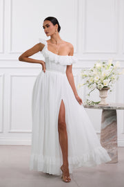 The Rosetta Dress in White