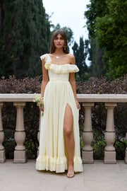 The Rosetta Dress in Transparent Yellow