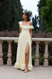 The Rosetta Dress in Transparent Yellow