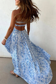 Sexy Bandeau One-Shoulder Hollow Loose Dress