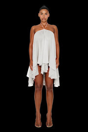 Sexy Sleeveless Halter Loose Chiffon Dress