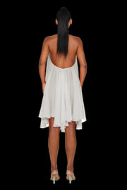 Sexy Sleeveless Halter Loose Chiffon Dress