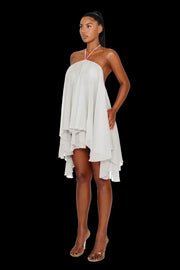 Sexy Sleeveless Halter Loose Chiffon Dress