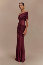 Sexy Sleeveless Cold-Shoulder See-through Solid Color Dress