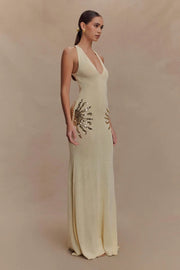 Sexy Sleeveless Halter Slim-Fit Sequined Dress
