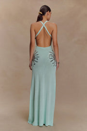 Sexy Sleeveless Halter Slim-Fit Sequined Dress