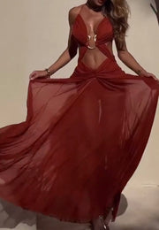 Hollow Metal Decorative Sling Large Swing Dress